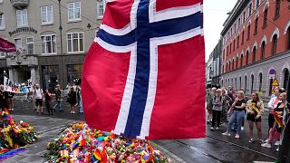 مراسم یادبود قربانیان حمله نروژ