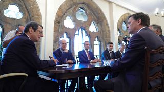 Ο Πρόεδρος της Δημοκρατίας κ. Νίκος Αναστασιάδης δέχεται τον Ειδικό Αντιπρόσωπο του Γενικού Γραμματέα των Ηνωμένων Εθνών στην Κύπρο κ. Colin Stewart.