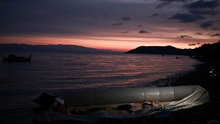 Arşiv: Bir Yunan adasına ulaşan göçmen botu