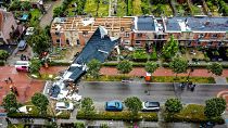 Последствия торнадо в Нидерландах