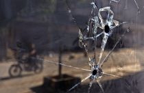مردی موتورسوار در استان ادلب