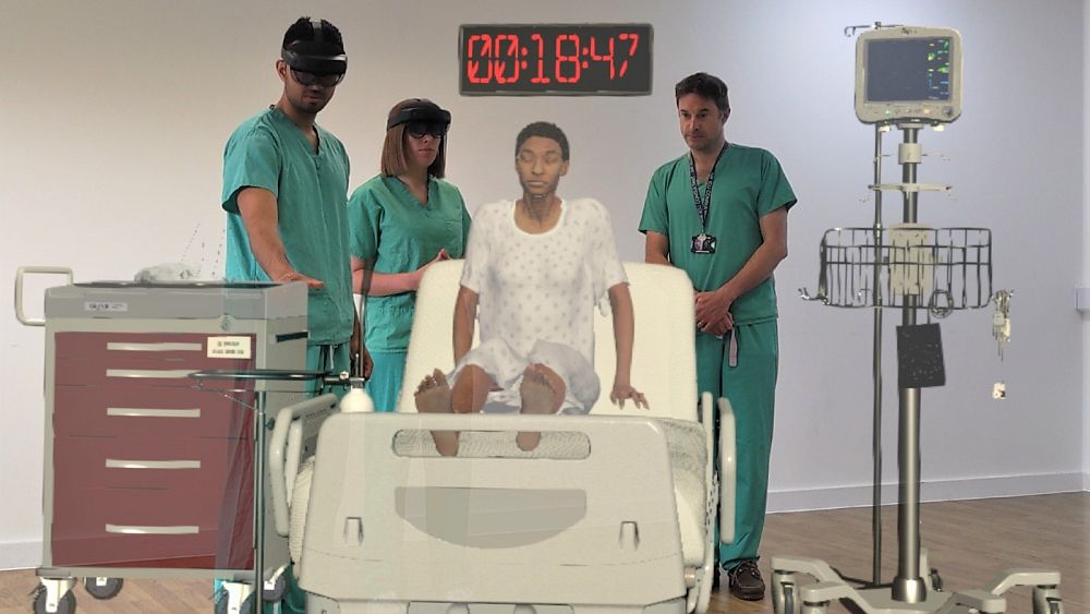 ‘Hologram patients’ help train UK medical students in world first