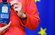 Az Európai Bizottság elnöke bemutatja a digitális uniós védettségi igazolványt 2021. június 16-án