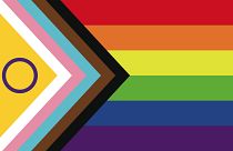 The Intersex-inclusive Progress Pride flag by Valentino Vecchietti