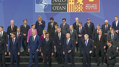 Gruppenbild bei der NATO