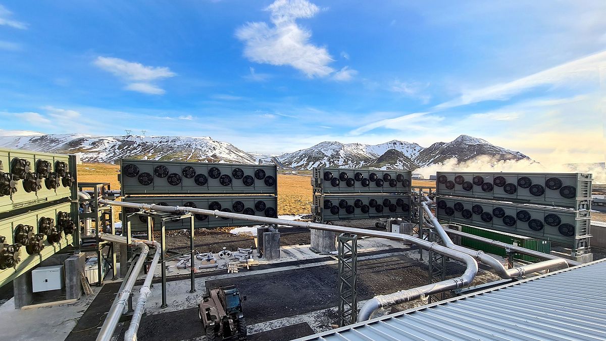 A Climeworks első és legnagyobb szén-dioxid-semlegesítő üzeme Izlandon