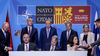 اجتماع قادة دول الناتو في مدريد.
