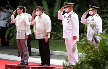 Ferdinand Marcos Jr en la ceremonia de toma de posesión, Manila,, Filipinas 30/6/2022