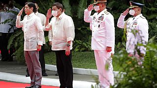 Ferdinand Marcos Jr en la ceremonia de toma de posesión, Manila,, Filipinas 30/6/2022