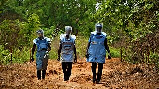 Bomb disposal experts comb senegalese village for explosives