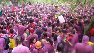 Battle of Wine in Haro, La Rioja