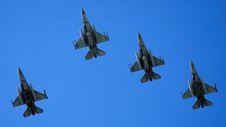 طائرات مقاتلة من طراز F-16 - أرشيف