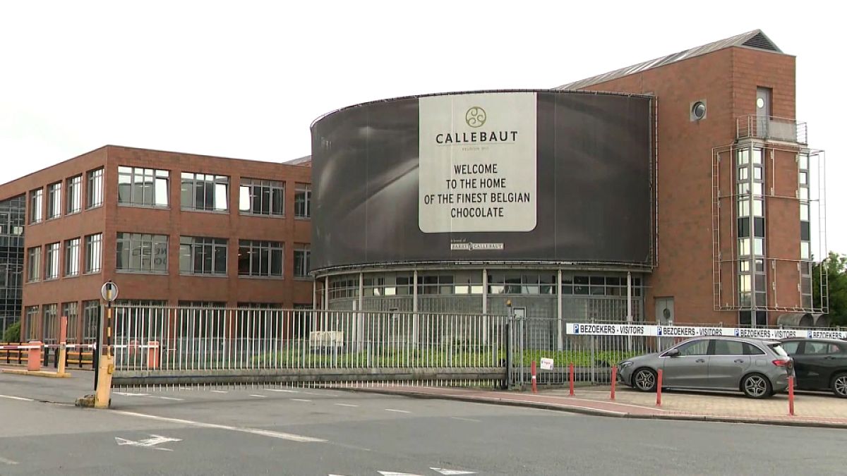 Fábrica belga-suiza Barry Callebaut, en Bélgica