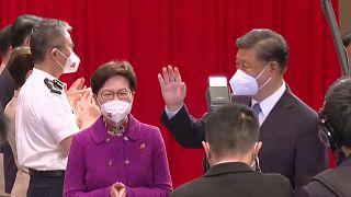 Xi Jimping a Hong Kong