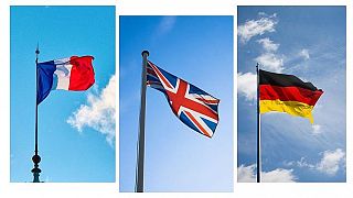 پرچم آلمان، بریتانیا و فرانسه
