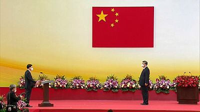 Xi Jinping asiste a la toma de posesión de John Lee en Hong Kong, China 1/6/2022