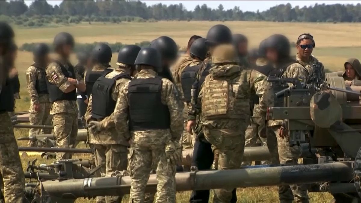 Скриншот: подготовка украинских солдат в Великобритании