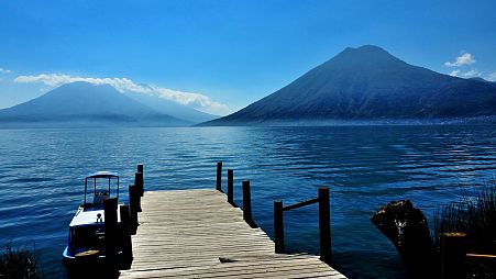 Lake Atitlan in Guatemala – a country whose popularity is soaring with solo travellers