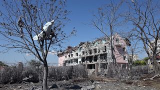 Разрушенное здание в Сергеевке, Одесская область, 1 июля 2022 года