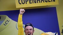 Yves Lampaert remporte la première étape du Tour de France 2022 à Copenhague, Danemark, le 1er juillet 2022
