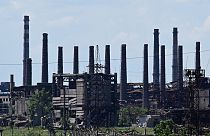 Ruínas da fábrica de aço da Azovstal, Mariupol