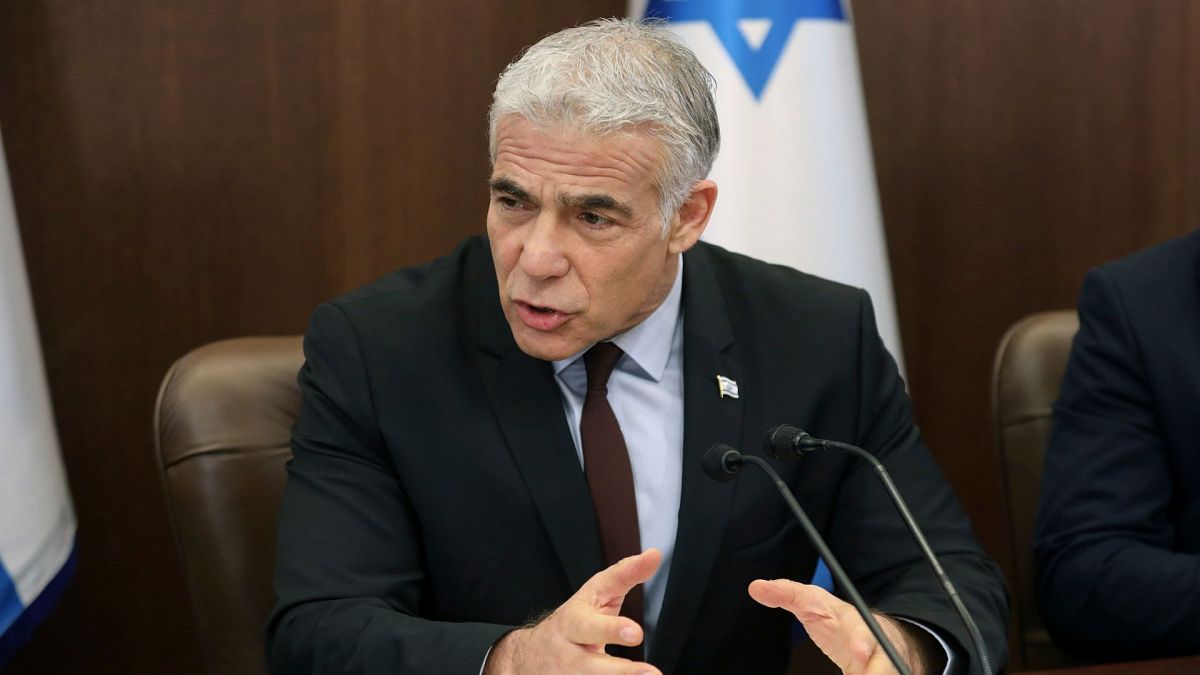 لاپید تخست‌وزیر جدید اسرائیل در اولین جلسه کاری دولت در سوم ژوئیه ۲۰۲۲