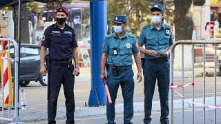 Полиция Узбекистана на дежурстве в Ташкенте