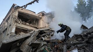 مدرسة دمرت بعد هجوم في خاركيف ، أوكرانيا.2022/07/04