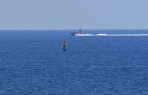 Akdeniz'de devriye gezen İsrail ordusuna ait bir tekne