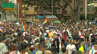 مسيرة فخر المثليين في بوغوتا.