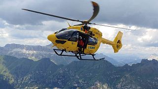 هلیکوپتر امداد در ایتالیا