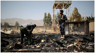 صورة من الارشيف- انفجارات في اليمن