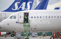 SAS airline files for bankruptcy.