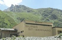 Estación de esquí Super Saint Bernanrd en ruinas