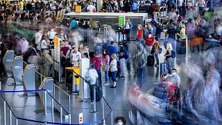 In den Sommermonaten ist an den Flughäfen - wie hier in Frankfurt am Main - besonders viel los. Doch Streiks und post-Pandemie Personalmangel machen dem Sektor zu schaffen.