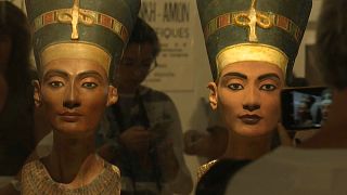 Figura de Nefertiti en el MUCEM de Marsella