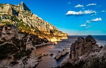 The Calanque de Sugiton is a popular rocky inlet for swimming and bathing