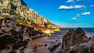 The Calanque de Sugiton is a popular rocky inlet for swimming and bathing