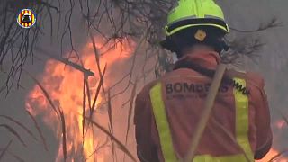 Incendio forestal de Venta de Moro en España