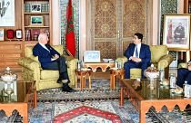 وزير الخارجية المغربي ناصر بوريطة رفقة المبعوث الأممي للصحراء الغربية  ستافان دي ميستورا.