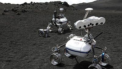 Robot espacial testado no monte Etna