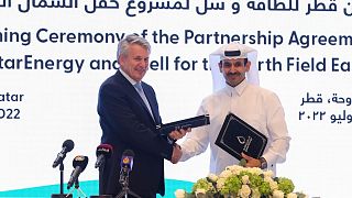 وزیر انرژی قطر و مدیرعامل شل