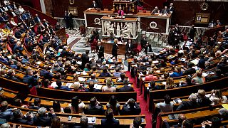 رئيسة وزراء فرنسا إليزابيت بورن تستعرضُ أمام البرلمان برنامج حكومتها السياسي، 6 يوليو 2022.
