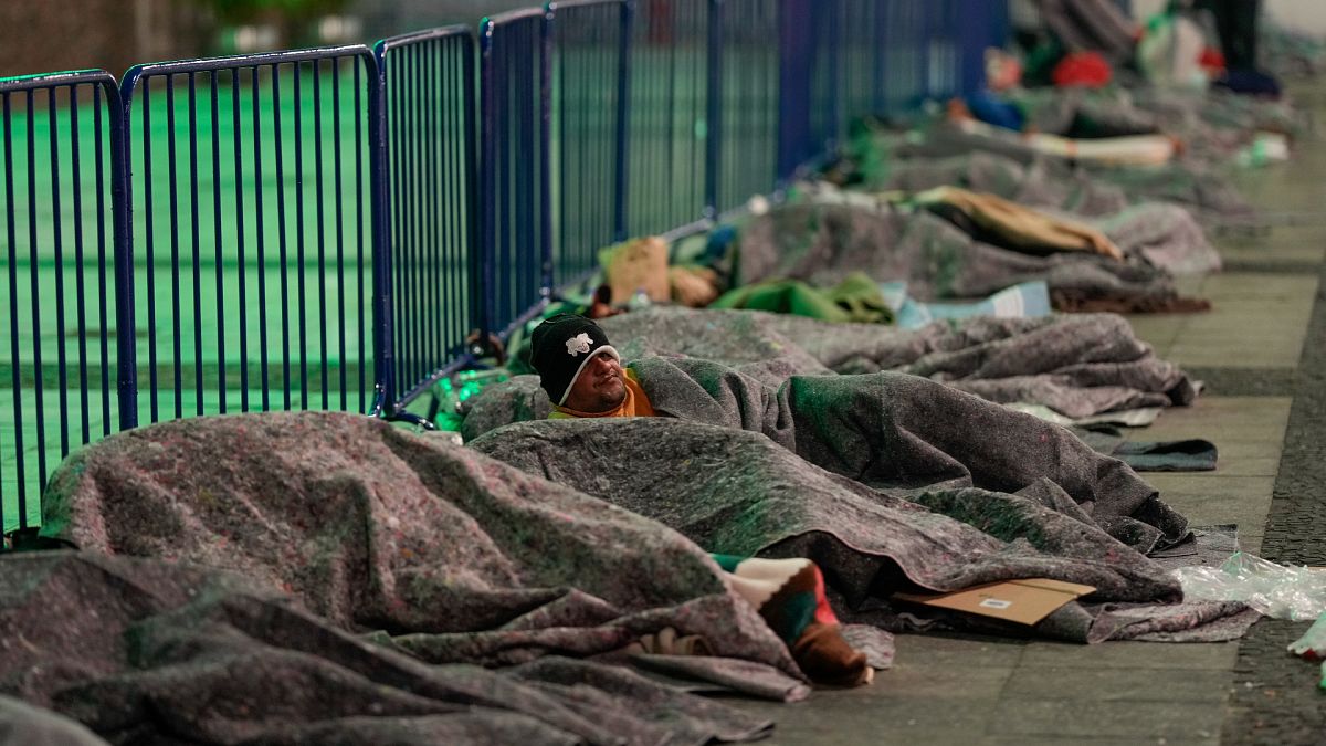 Des sans-abri à Sao Paulo, au Brésil, 20 mai 2022