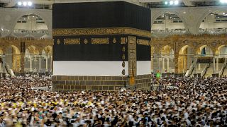 A million Muslims attend the beginning of Hajj pilgrimage in Mecca