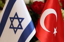 پرچم‌های ترکیه و اسرائیل