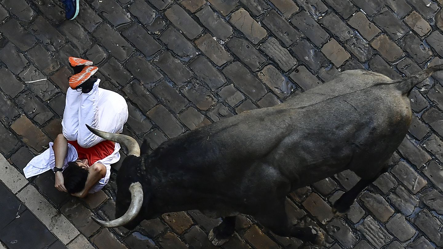 Cinco feridos no regresso da largada de touros em Pamplona