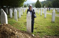 Friedhof und Gedenkstätte Potocari bei Srebrenica in Bosnien und Herzegowina