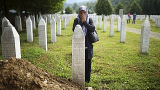 Friedhof und Gedenkstätte Potocari bei Srebrenica in Bosnien und Herzegowina