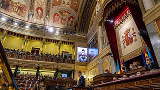 Intevención de Pedro Sánchez en el Congreso sobre la guerra de Ucrania